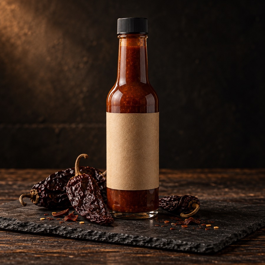 Smoked Chipotle Hot Sauce bottle